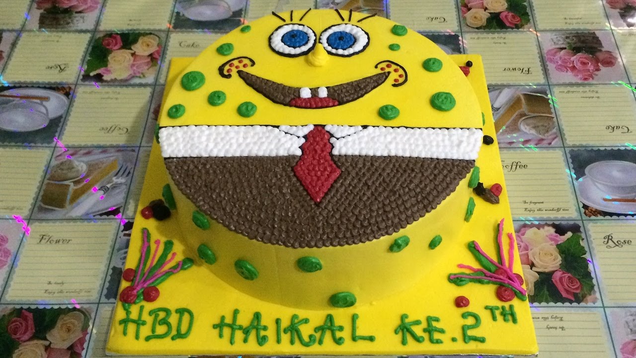 Detail Cake Ultah Spongebob Nomer 50