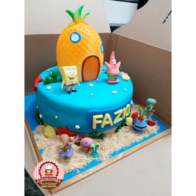 Detail Cake Ultah Spongebob Nomer 51