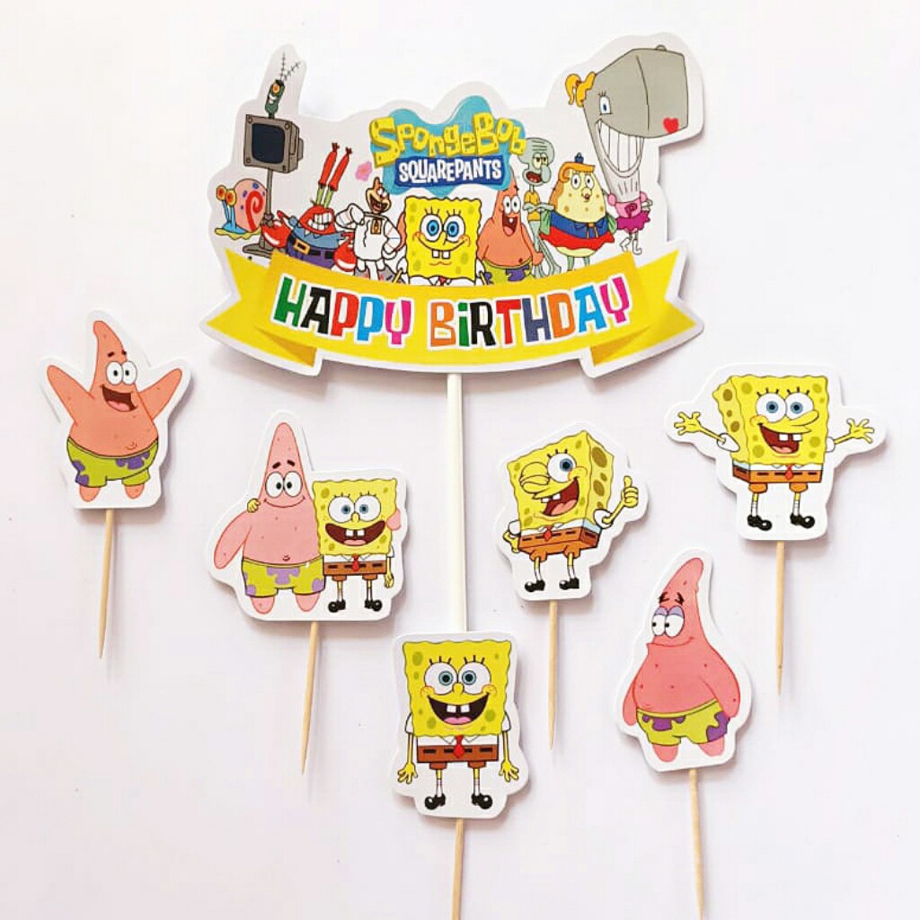 Detail Cake Ultah Spongebob Nomer 53