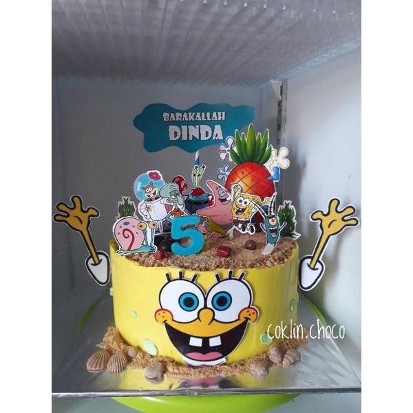 Detail Cake Ultah Spongebob Nomer 55