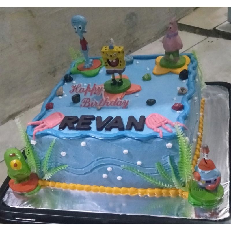 Detail Cake Ultah Spongebob Nomer 56