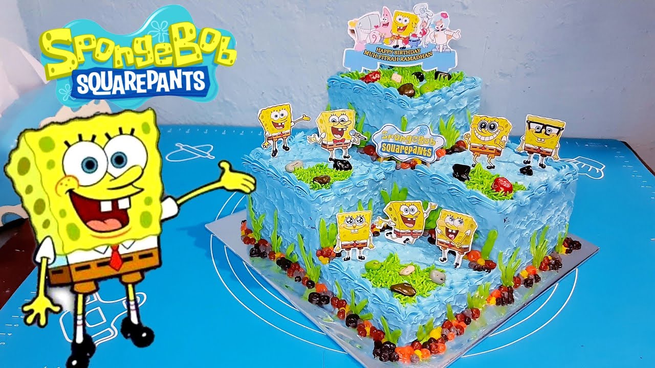 Detail Cake Ultah Spongebob Nomer 7