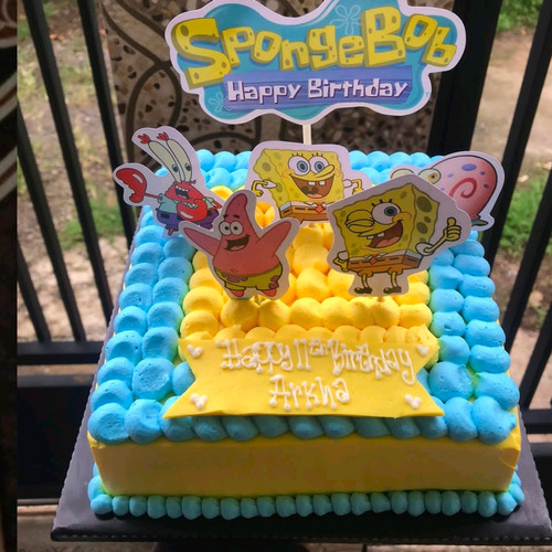 Detail Cake Ultah Spongebob Nomer 8