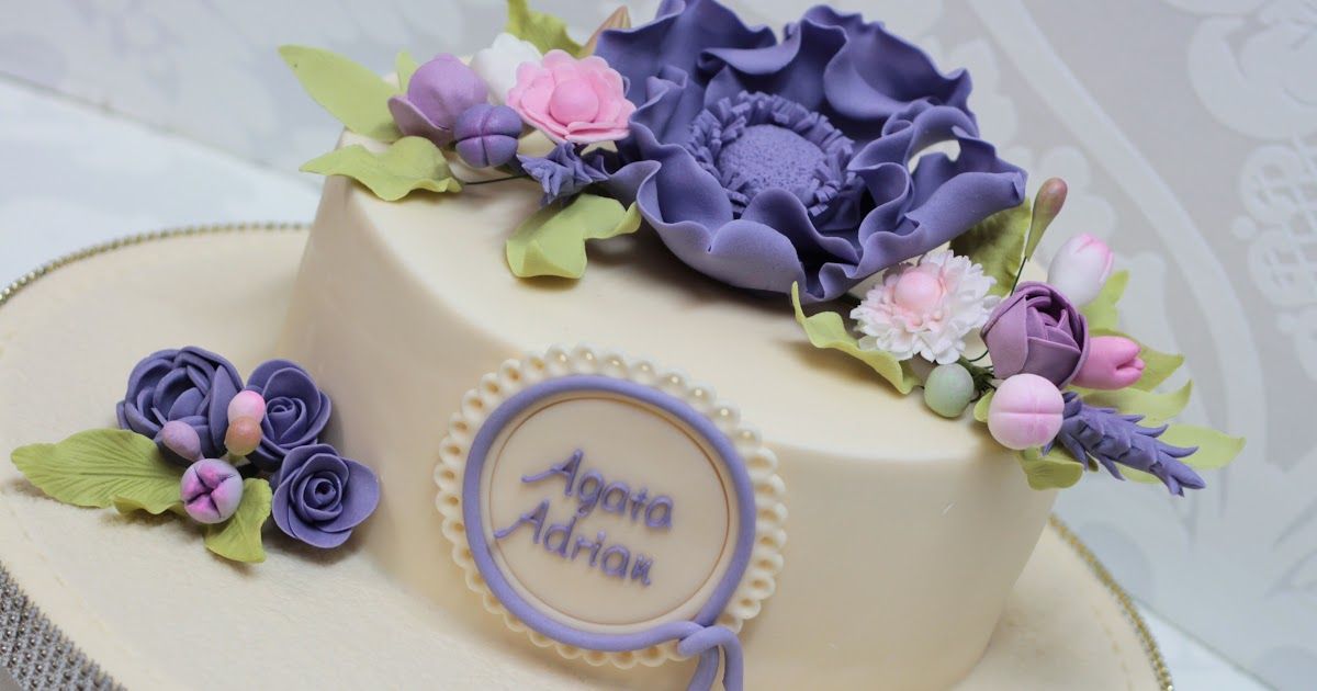 Detail Cake Ultah Warna Ungu Nomer 24