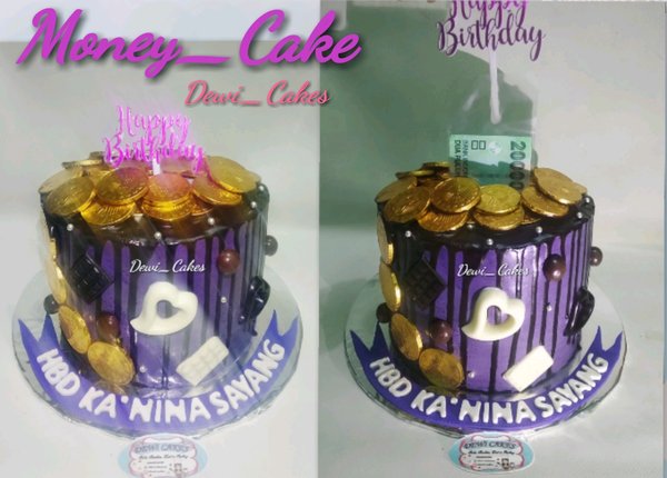 Detail Cake Ultah Warna Ungu Nomer 25