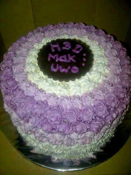 Detail Cake Ultah Warna Ungu Nomer 31