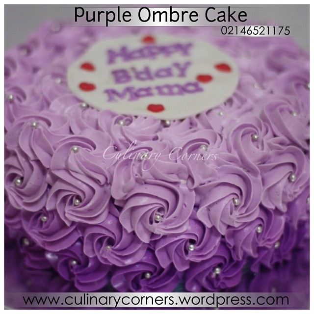 Detail Cake Ultah Warna Ungu Nomer 43