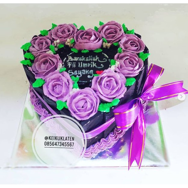 Detail Cake Ultah Warna Ungu Nomer 52