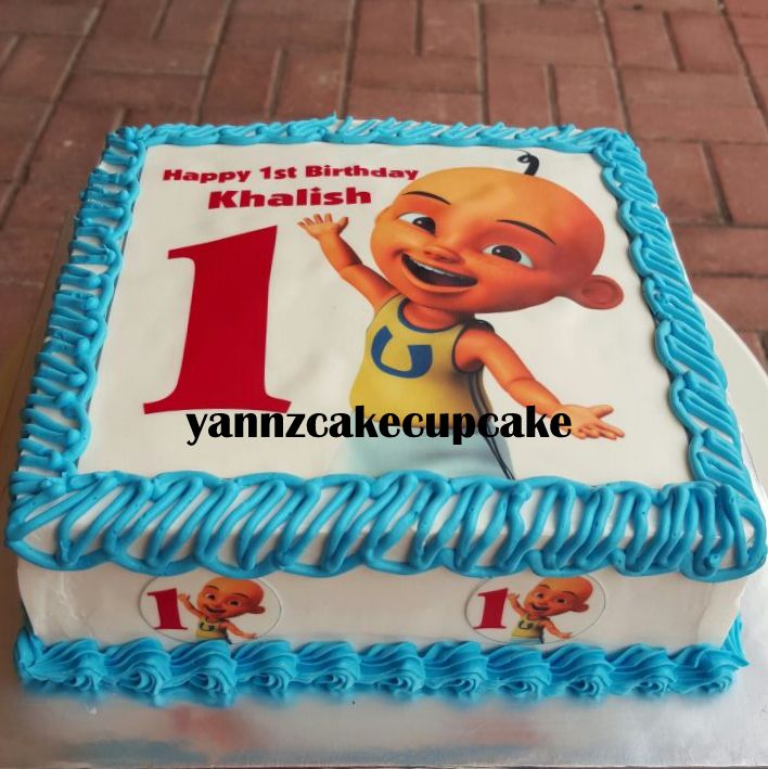 Detail Cake Upin Ipin Nomer 48