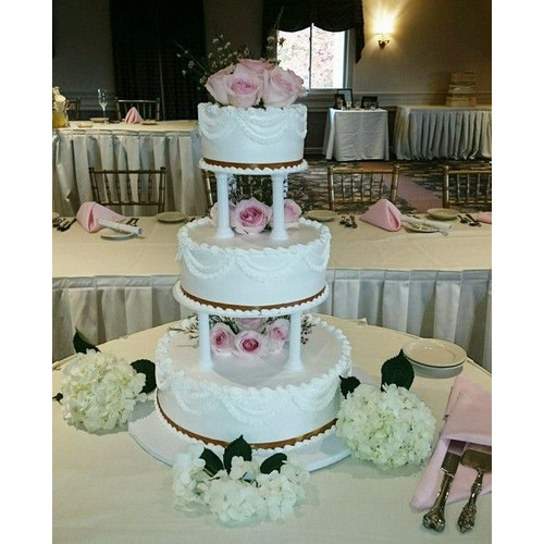 Detail Cake Wedding 3 Tingkat Nomer 3