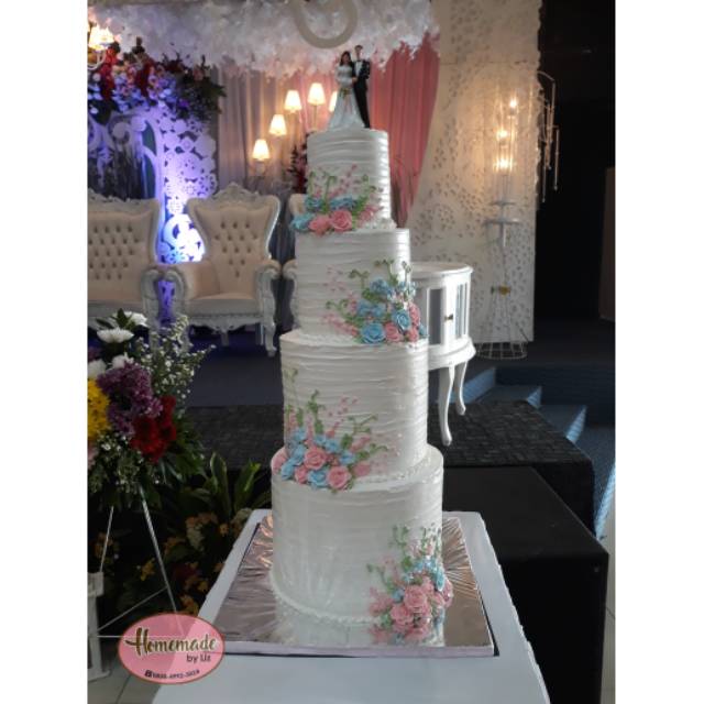 Detail Cake Wedding 3 Tingkat Nomer 20