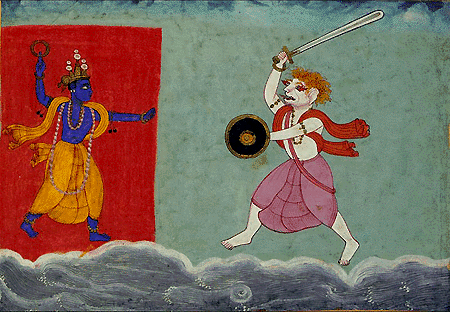 Detail Cakra Sudarsana Krishna Nomer 28