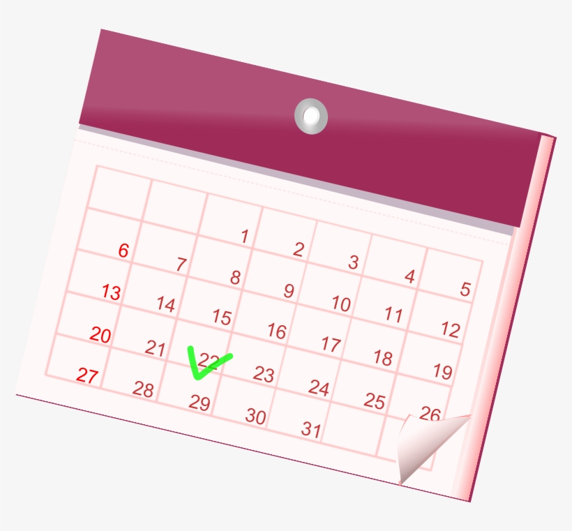 Detail Calendar Clipart Transparent Background Nomer 8