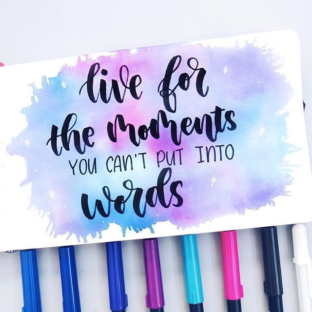 Detail Calligraphy Watercolor Quotes Nomer 25