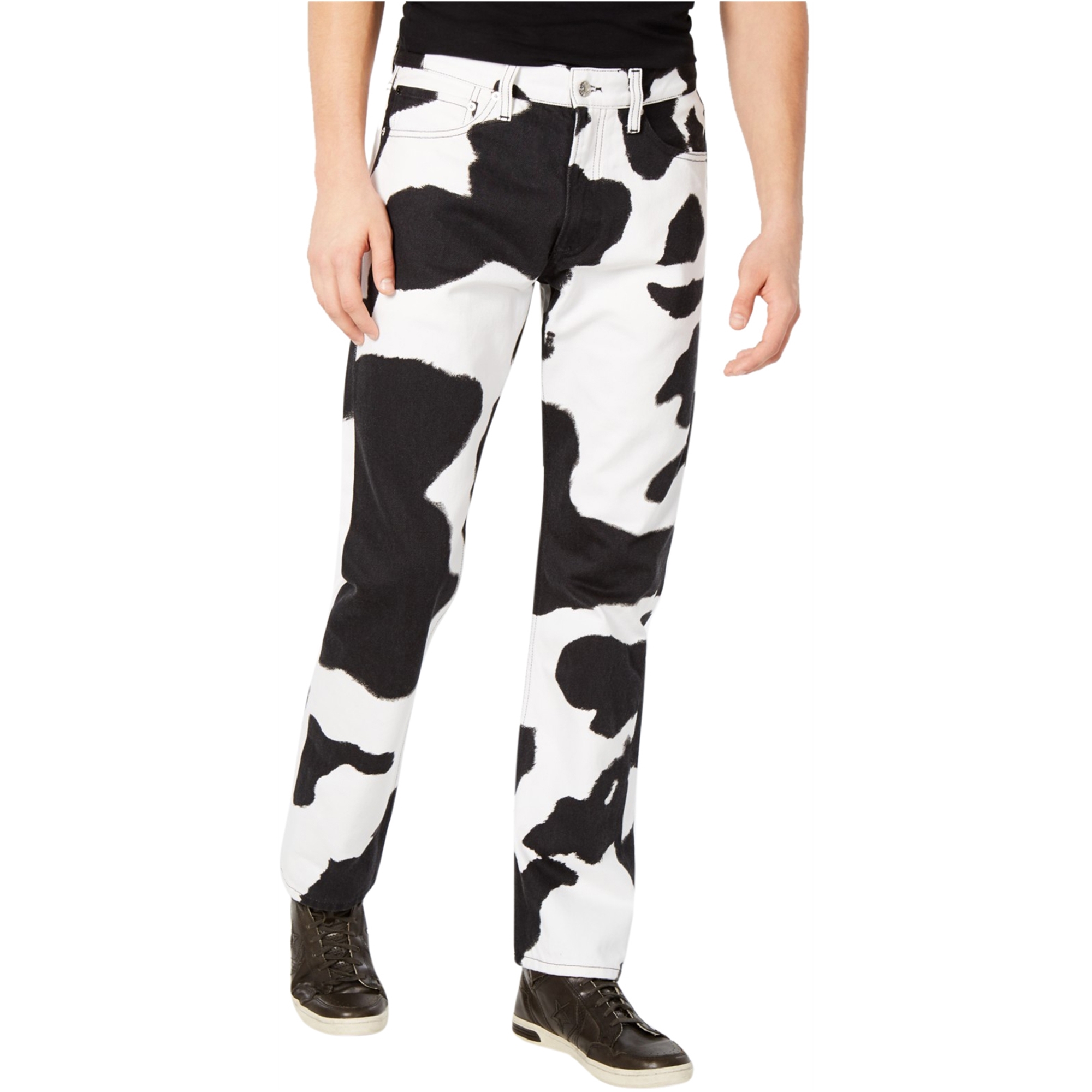 Detail Calvin Klein Cow Print Jeans Nomer 1