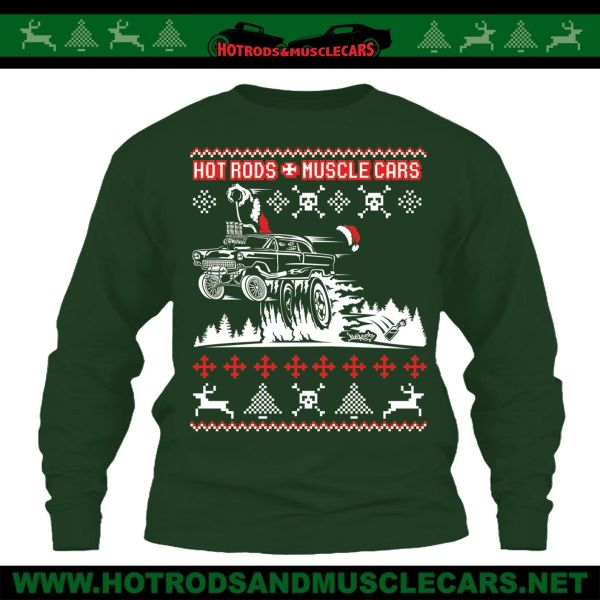 Detail Camaro Christmas Sweater Nomer 5