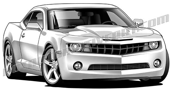 Detail Camaro Clipart Nomer 25