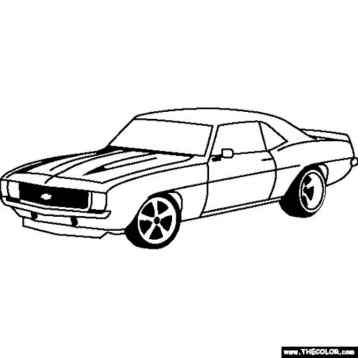 Detail Camaro Clipart Black And White Nomer 20