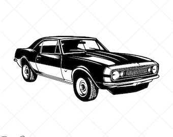 Detail Camaro Clipart Black And White Nomer 35