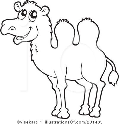 Detail Camel Black And White Clipart Nomer 32