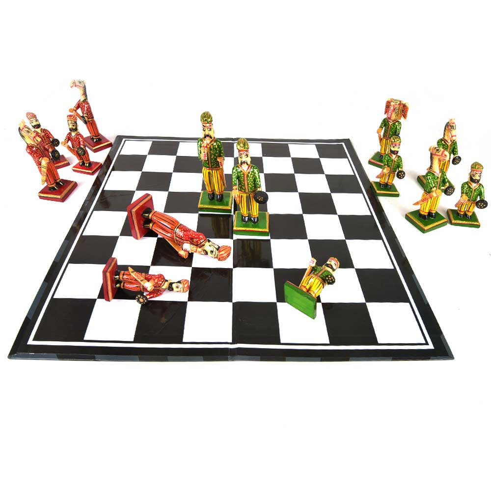 Detail Camel Bone Chess Set Nomer 26