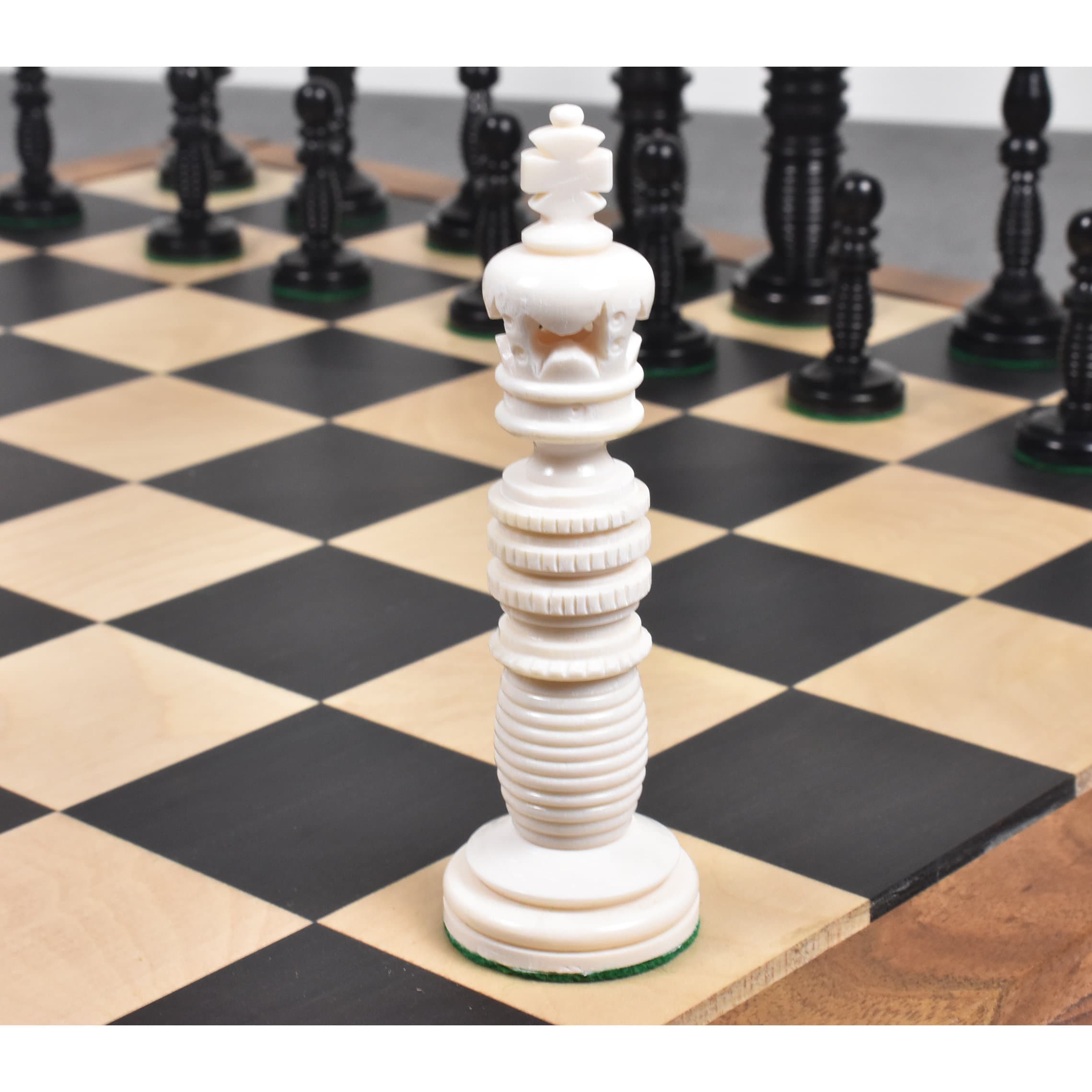 Detail Camel Bone Chess Set Nomer 6