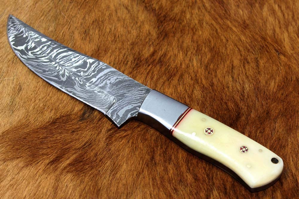 Detail Camel Bone Knife Scales Nomer 6