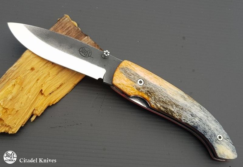 Detail Camel Bone Knife Scales Nomer 50