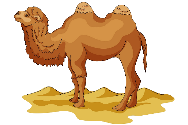 Detail Camel Clip Art Nomer 36