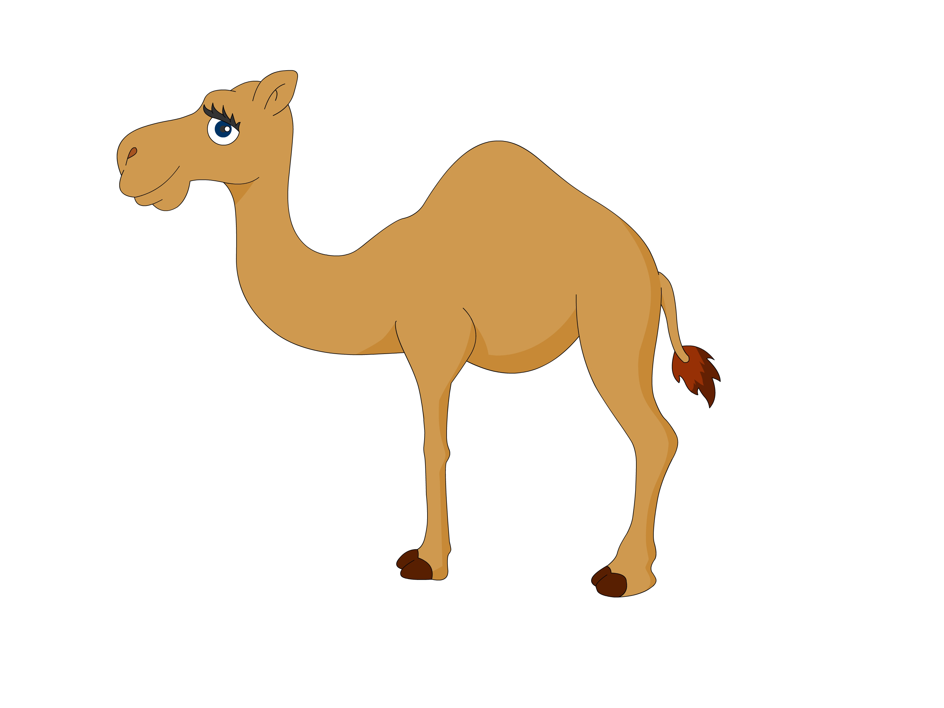 Detail Camel Clipart Nomer 51