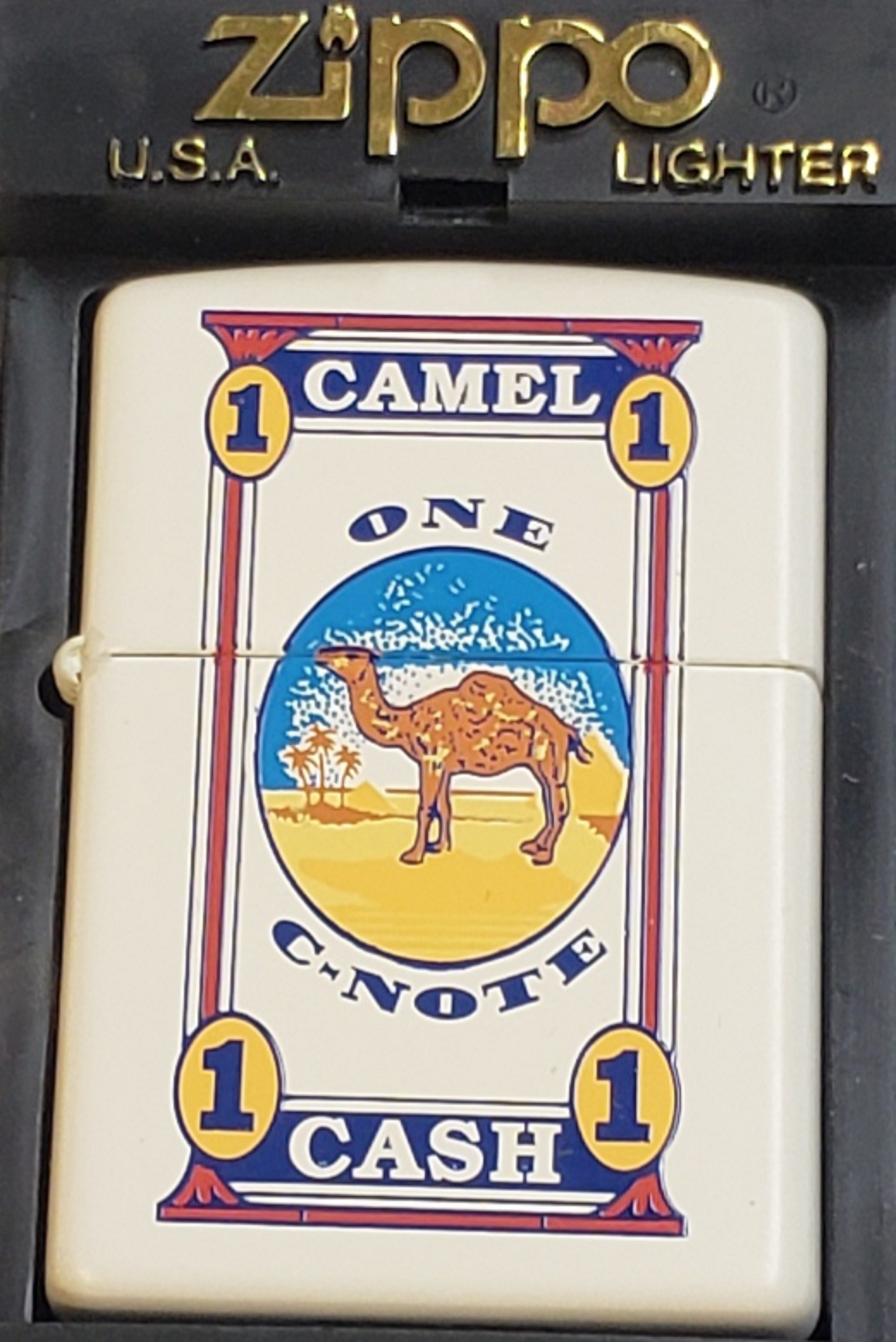 Detail Camel Flip Top Lighter Nomer 51