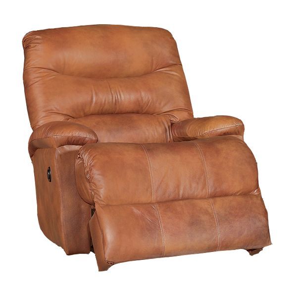 Detail Camel Leather Rocking Chair Nomer 4