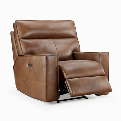 Detail Camel Leather Rocking Chair Nomer 10