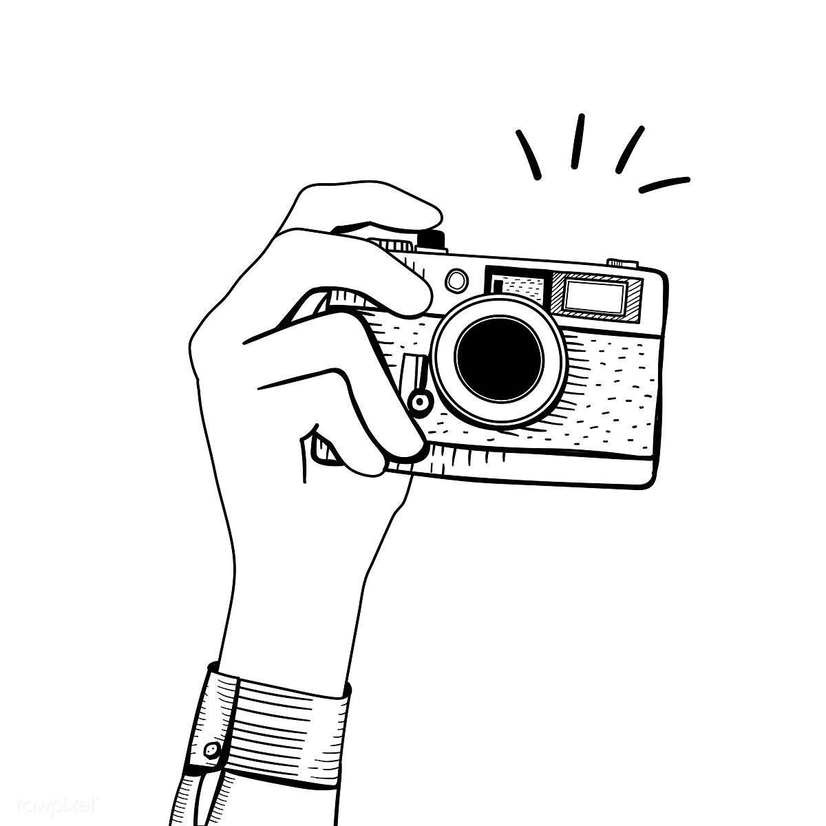 Camera Art Sketsa Gambar Kamera - KibrisPDR