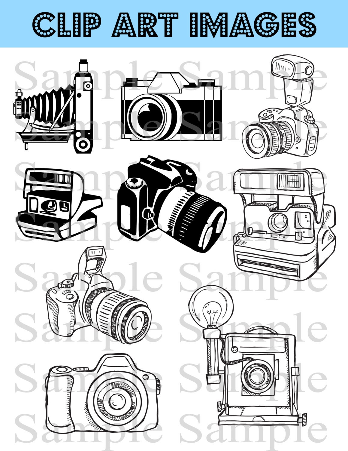 Detail Camera Clipart Nomer 56