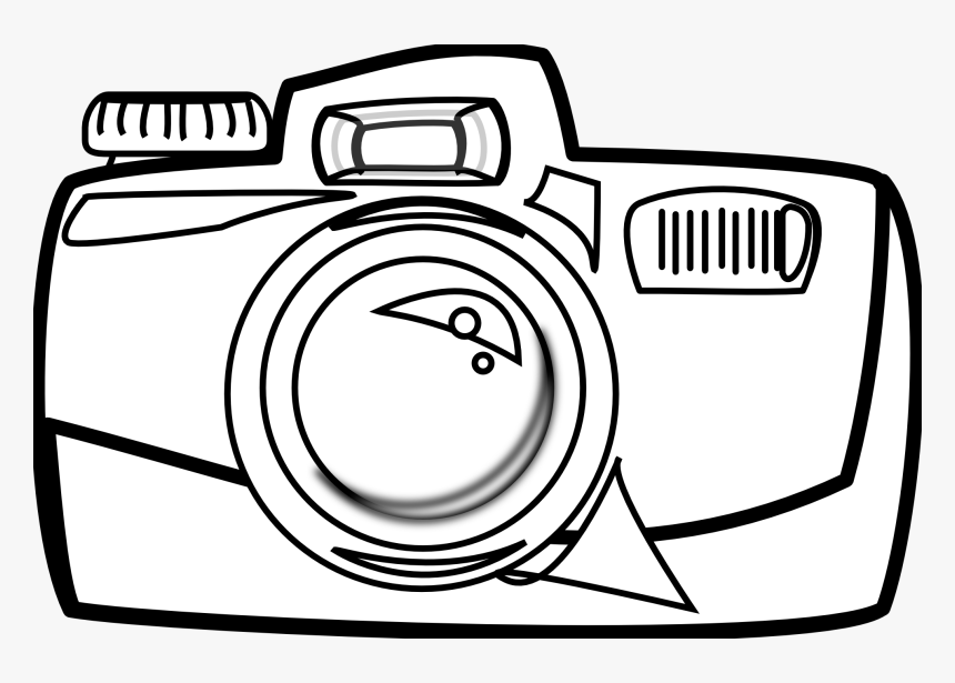 Detail Camera Clipart Black And White Png Nomer 2