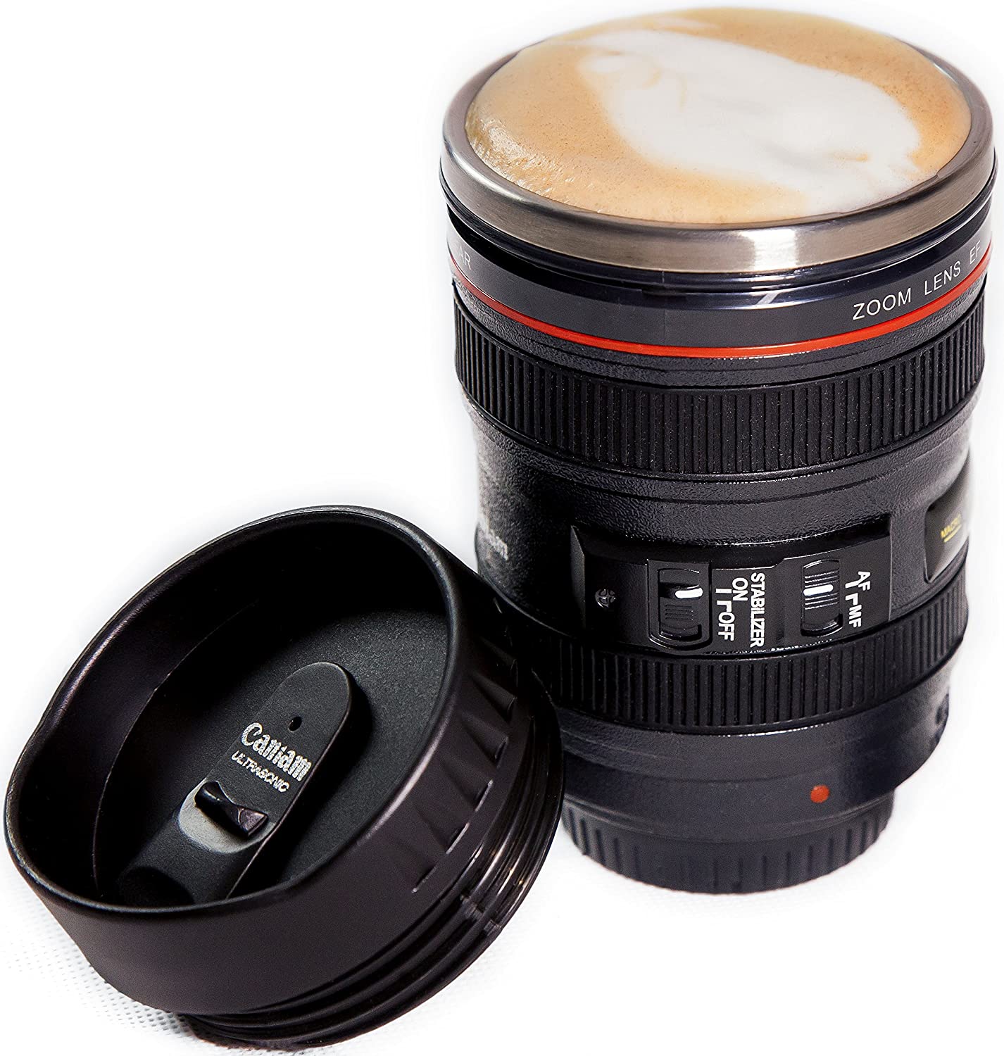 Camera Lens Coffee Thermos - KibrisPDR