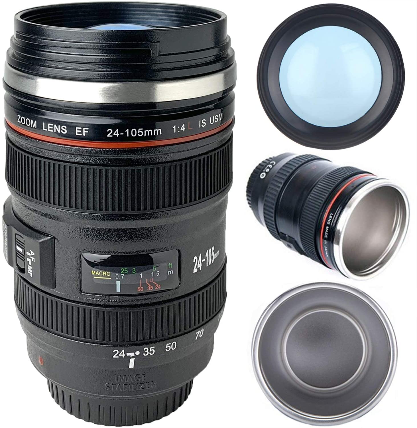 Detail Camera Lens Coffee Thermos Nomer 2
