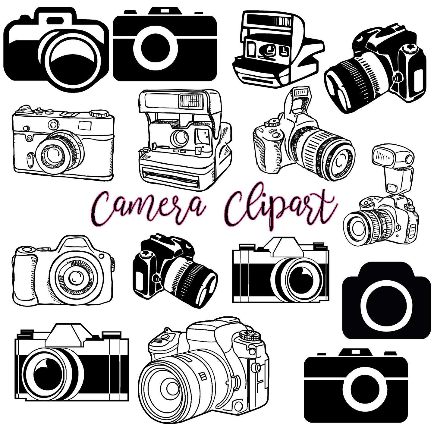 Detail Camera Pictures Clip Art Nomer 22