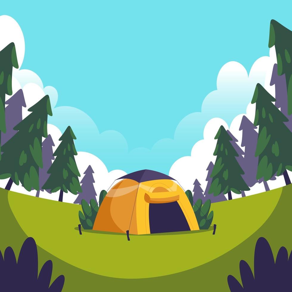 Detail Camping Background Vector Nomer 31