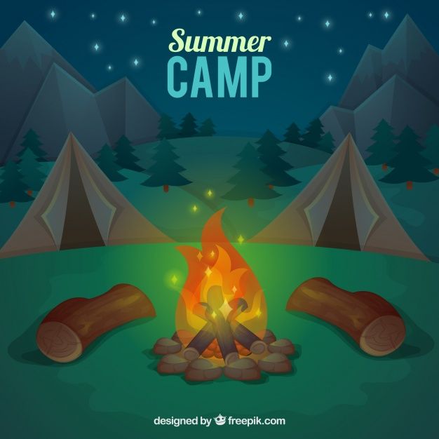 Detail Camping Background Vector Nomer 41