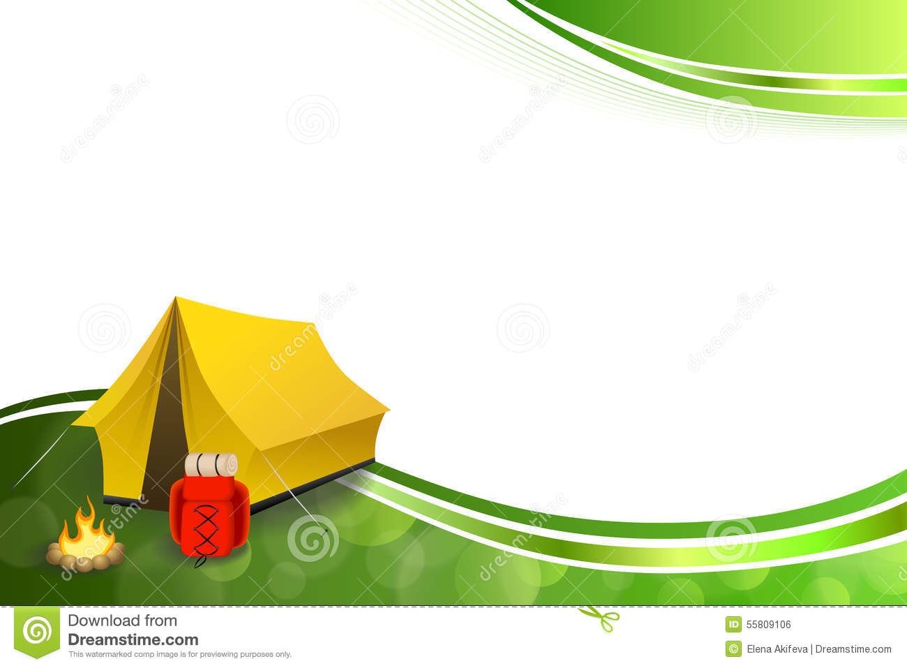 Detail Camping Background Vector Nomer 44