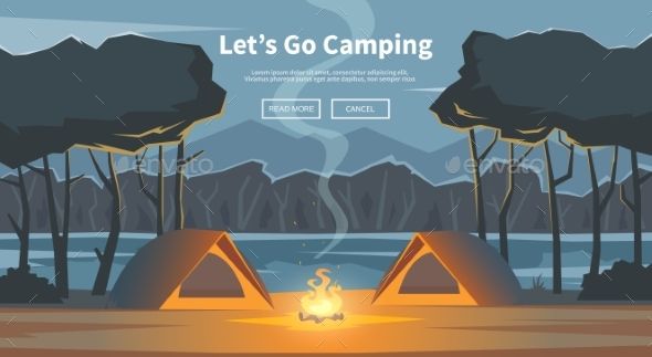 Detail Camping Banner Nomer 22