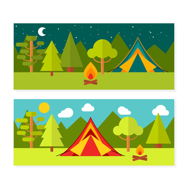 Detail Camping Banner Nomer 42