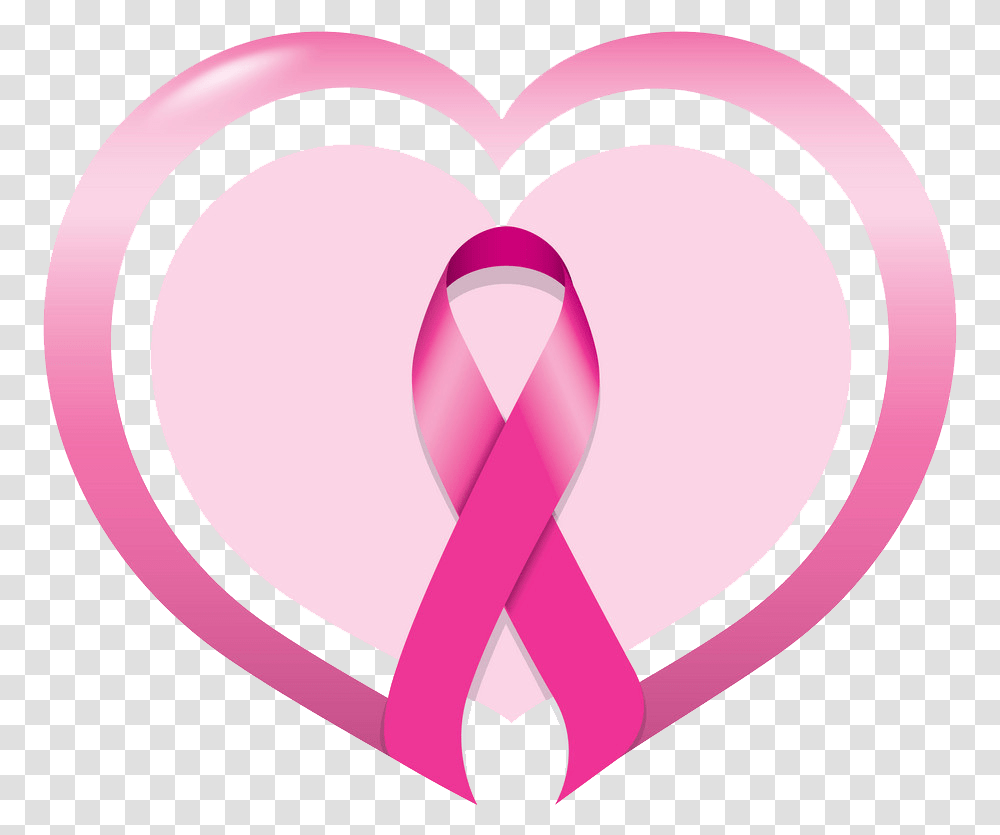 Detail Cancer Ribbon Heart Clipart Nomer 28