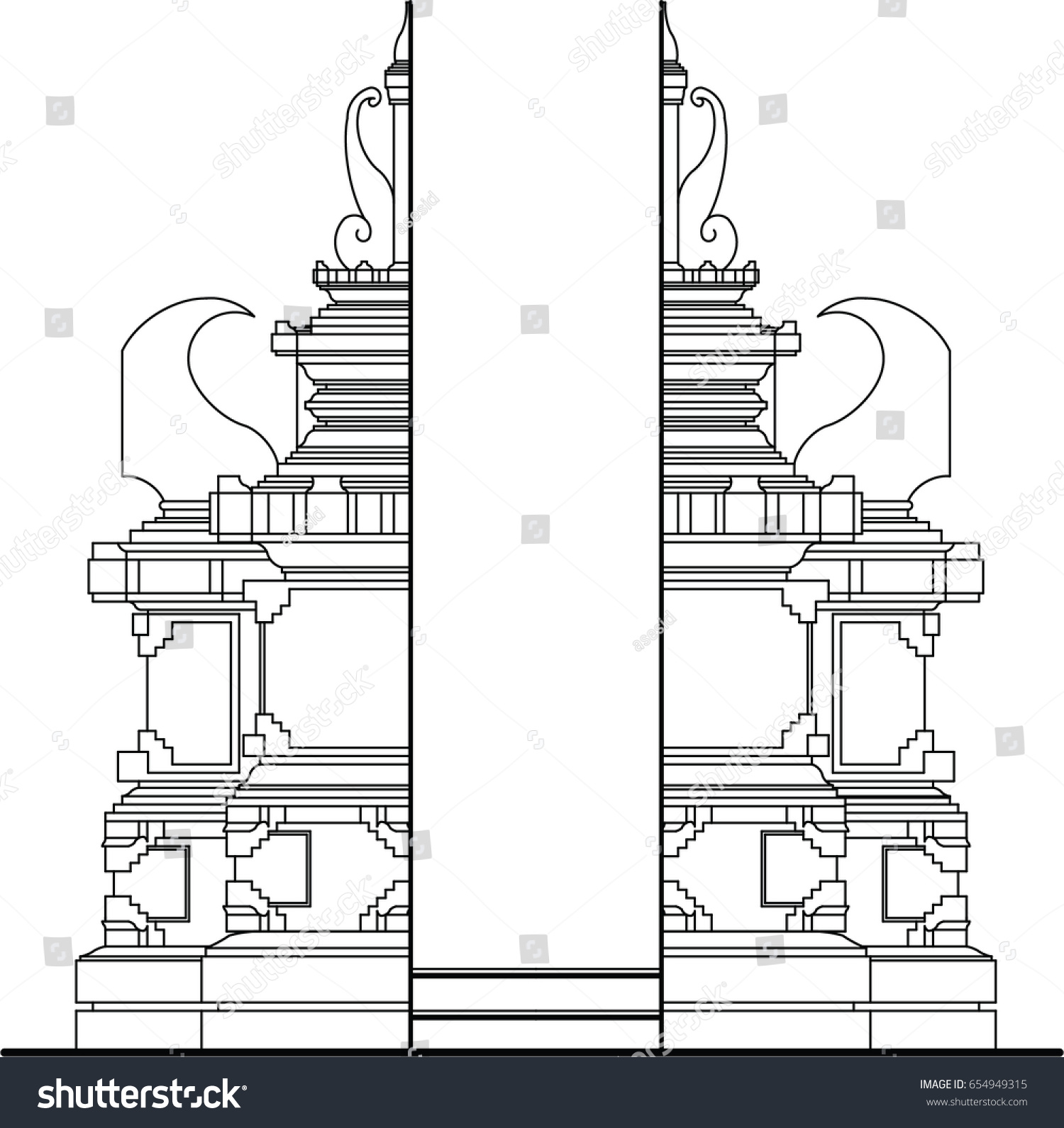 Detail Candi Bentar Png Nomer 30