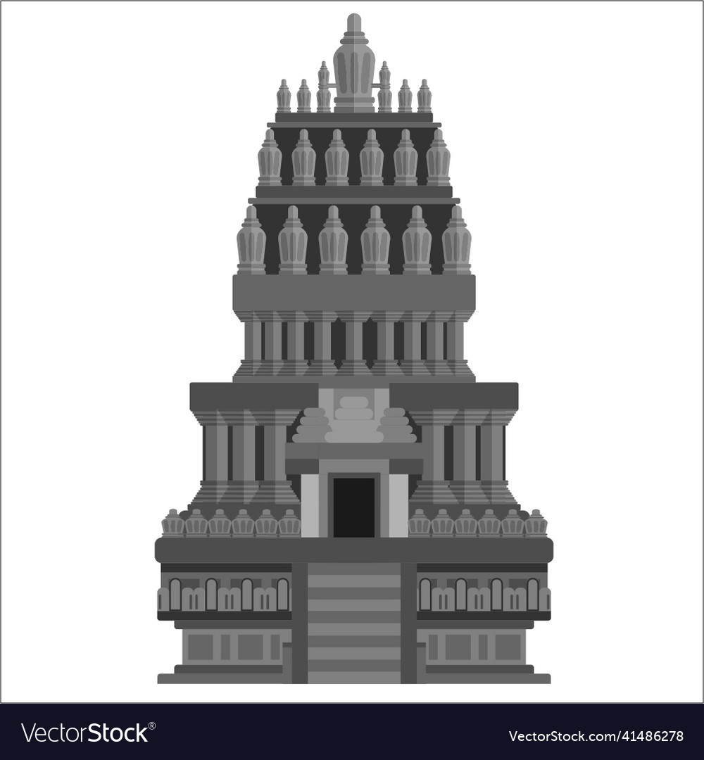 Detail Candi Prambanan Vector Nomer 16