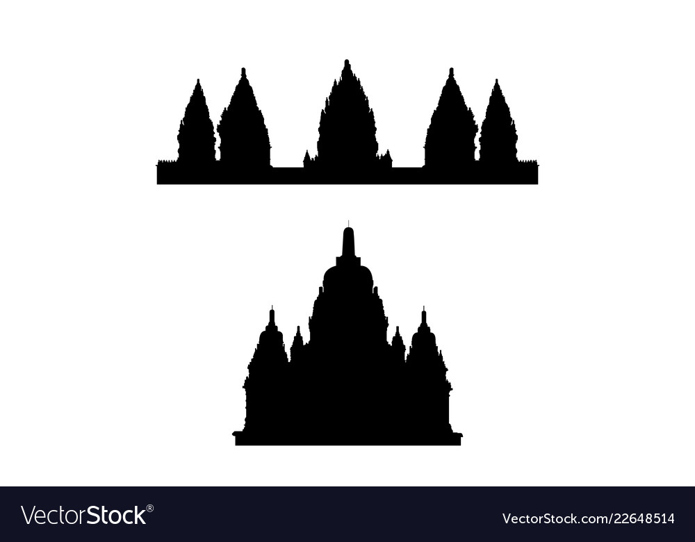 Detail Candi Prambanan Vector Nomer 17