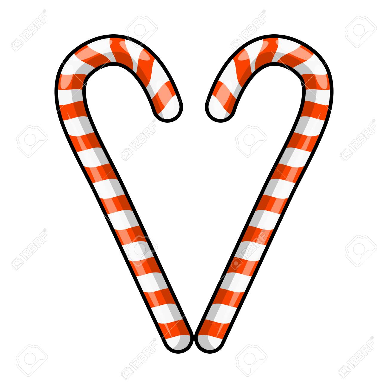 Detail Candy Cane Clipart Nomer 30