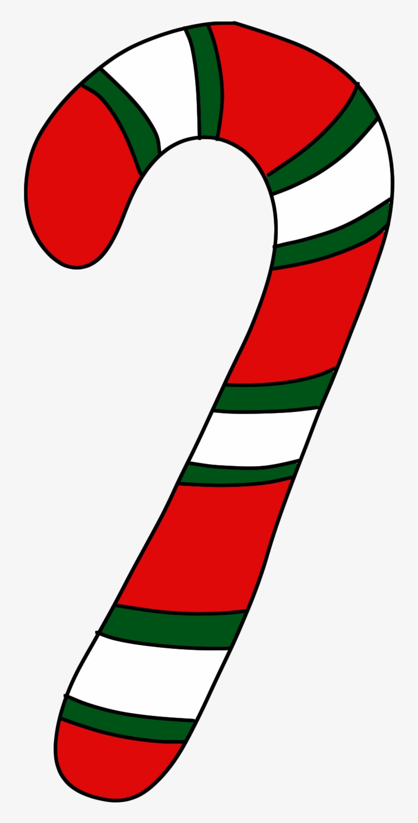 Detail Candy Cane Clipart Black And White Nomer 53